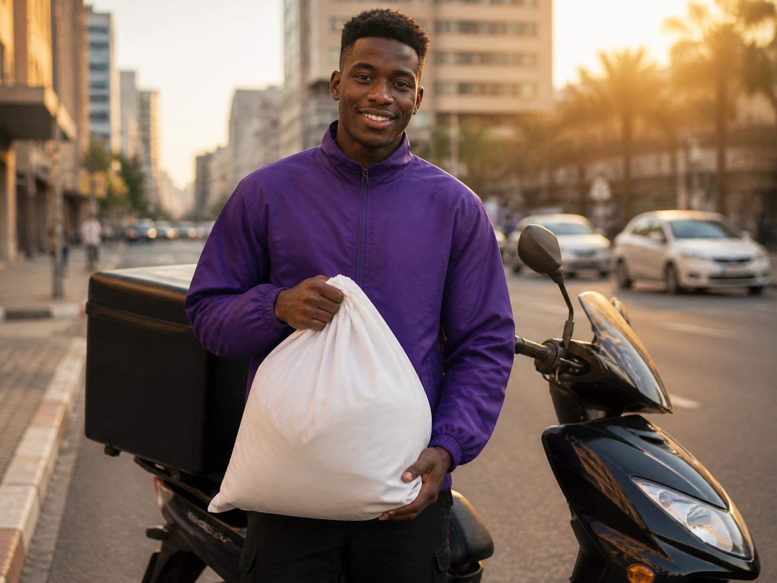 Kicks & Drip Wash delivery driver
